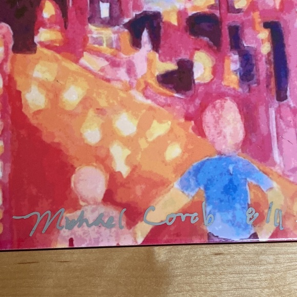 “Celebration” Print on Tile by California Artist Michael Corrob - Picture 5 of 9